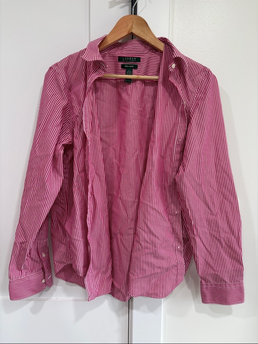 Lauren Ralph Lauren Striped Buttoned Down Shirt Size L